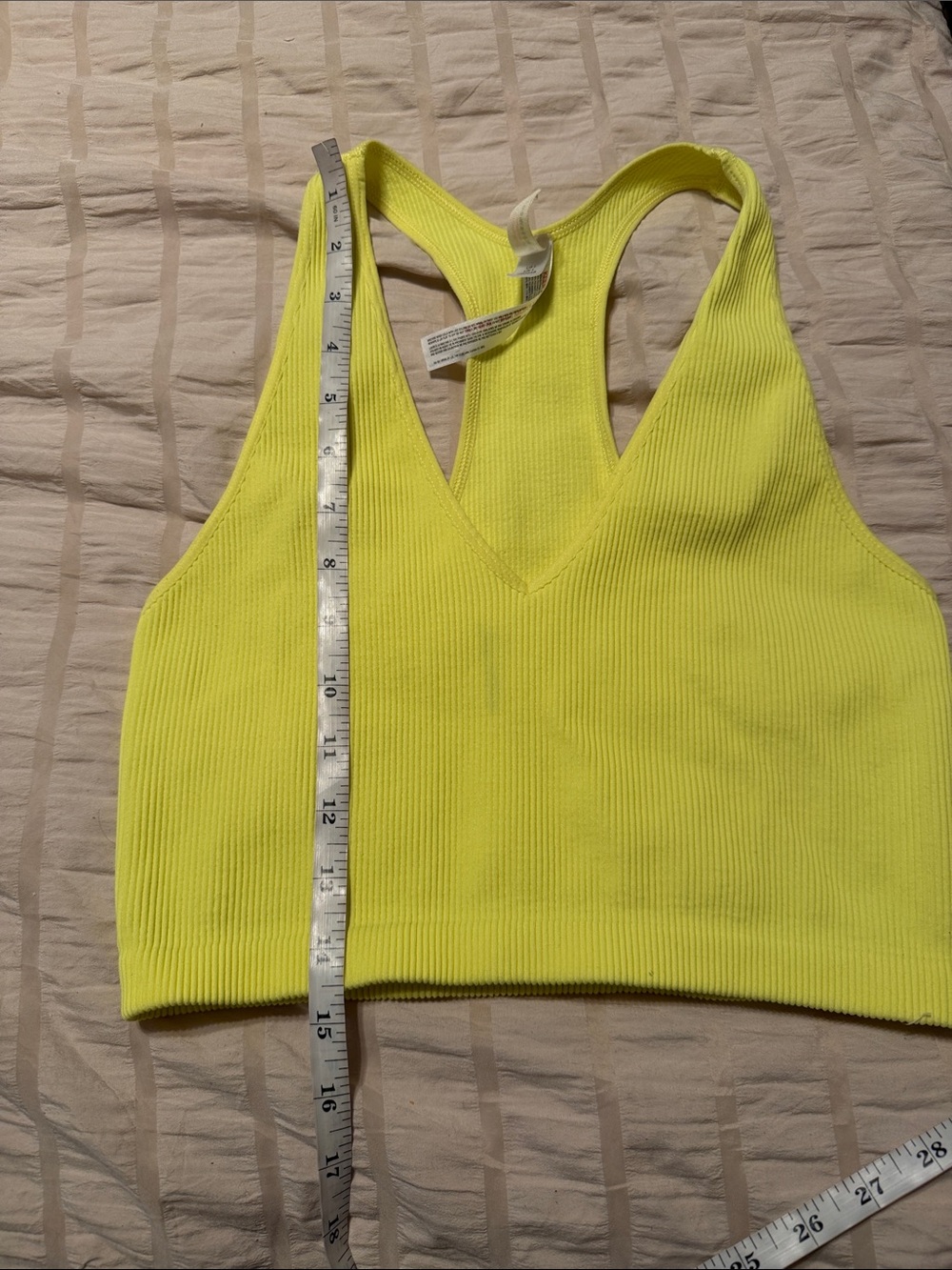 Free people movement free throw crop top large yellow - Picture 8 of 8
